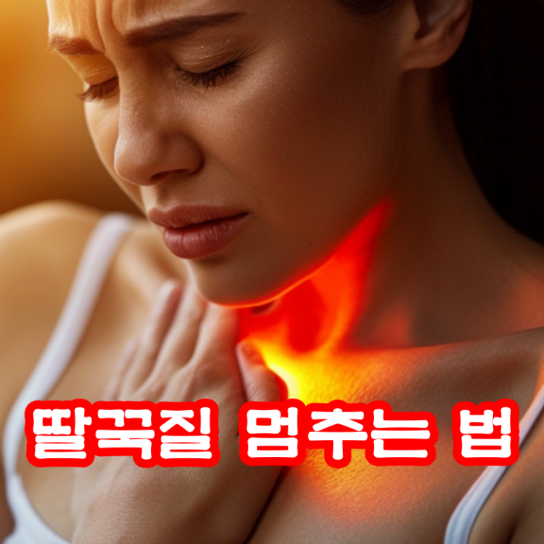 딸꾹질 멈추는 법