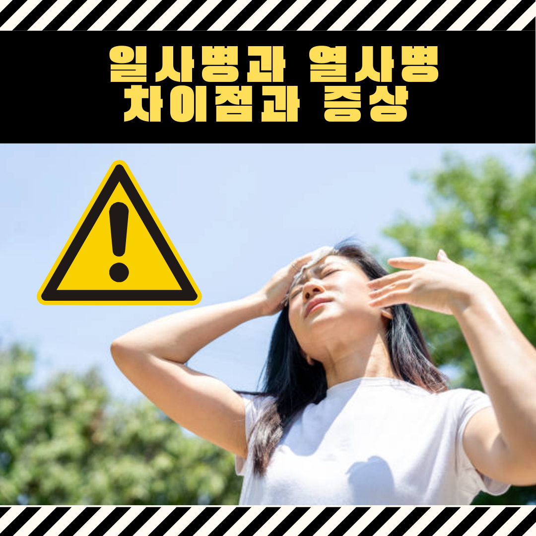 일사병과 열사병 차이점과 증상